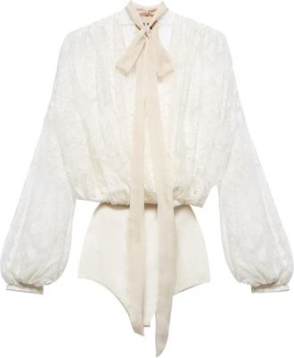 Aniye By Body Tamara - Dames - Bodies - Wit - L - Katoen - Tops