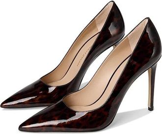 Stuart Weitzman Womens Stuart Weitzman Stuart Power Pump Dark Brown Stiletto Heel HAWK2536