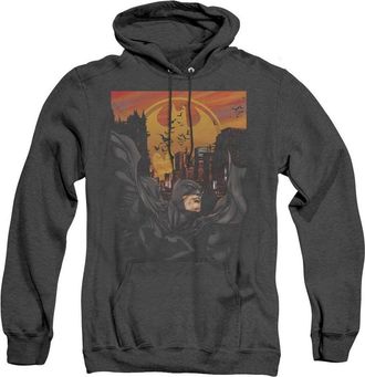 Gildan Batman Always On Call Adult Heather Hoodie / Hooded Sweatshirt