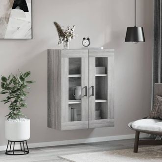Berkfield Home Wall Mounted Cabinet Grey Sonoma 69.5x34x90 cm
