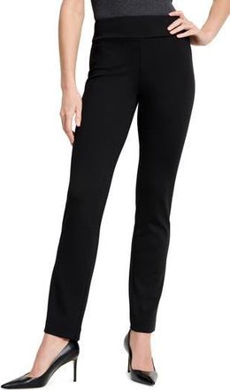 Nic+Zoe Ponte Knit Pull-On Pants in Black Onyx at Nordstrom Rack, Size X-Small
