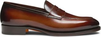 Santoni Mocassini in pelle - Marrone