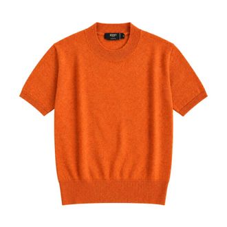 Seventy Truien & Vesten, Dames, Oranje, M, Trui met ronde hals