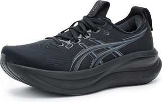 Asics GEL-Nimbus(r) 28 Mens Running Shoes Black/Graphite Grey : 11.5 4E - Extra Wide, Synthetic