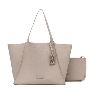 Marc O'Polo Biana M Shopper - Dames - Tassen - Beige - Maat: ONE Size Leer