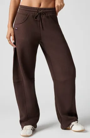 Florence By Mills Barrel Leg Sweatpants in Canyon Brown at Nordstrom, Size Xx-Small