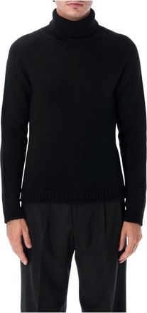 Tom Ford Klassieke Hoge Hals - Heren - Coltruien - Zwart - L - Wol - Truien & Vesten