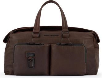 Piquadro Duffel bag with trolley strap - Heren - Weekendtassen - Bruin - ONE Size - Tassen