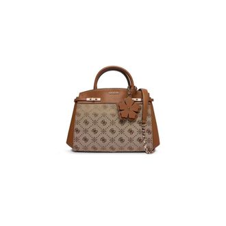 Guess Handbags, female, Brown, Size: ONE SIZE Melinda Logo Satchel
