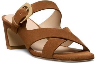 Stuart Weitzman Sai Slide 50 in New Camel at Nordstrom, Size 7.5