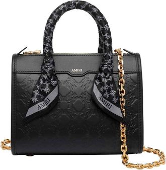Amiri Black Ma Quad Micro Triangle Handbag