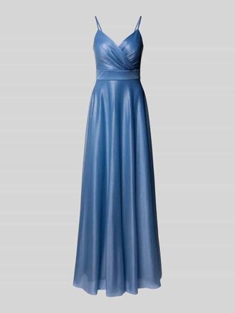 Troyden Collection Abendkleid in Wickel-Optik in Bleu, Gr&ouml;&szlig;e 34