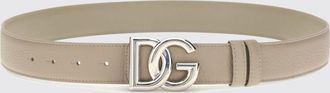 Dolce & Gabbana Cintura reversibile in pelle di vitello con fibbia monogram DG