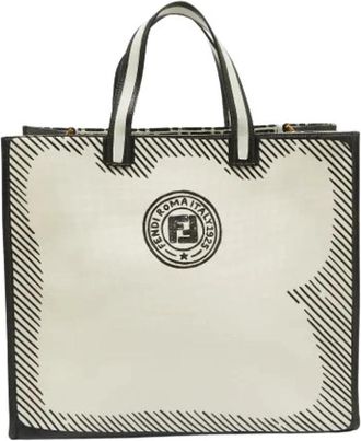 Fendi Pre-owned Joshua Vides Tote - Dames - Vintage Shopper - Wit - ONE Size - Vintage