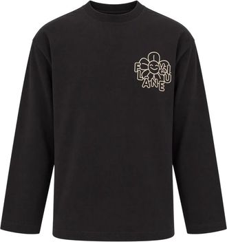 Flaneur Maglia a Maniche Lunghe - - Tops - Uomo - Nero - S
