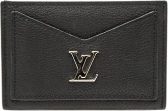 Louis Vuitton Pre-owned Wallets, female, Black, Size: ONE SIZE Pre-owned Card Case