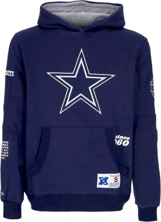 Mitchell & Ness NFL Team Origins Fleece Hoodie - Heren - Hoodies - Blauw - S - Katoen - Hoodies & sweatvesten
