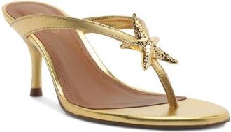 Arezzo Yara Sandal in Gold at Nordstrom, Size 7.5