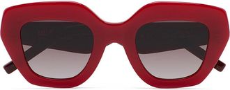 Kaleos Halsey C5 Womens Sunglasses Red Size 48