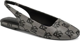 DKNY Darrow Slingback Flat in Black/black at Nordstrom, Size 8.5