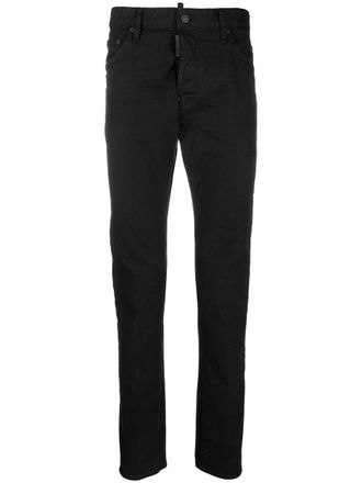 Dsquared2 logo-patch jeans - Black