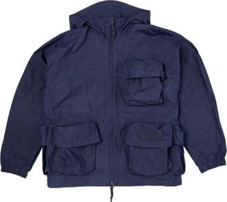 Snow Peak Parka met meerdere zakken - Blauw