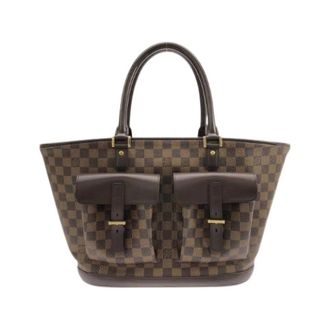 Louis Vuitton Bolso Tote Pre-owned Damier Manosque - Pre-owned - Mujer - Marr&oacute;n - ONE SIZE