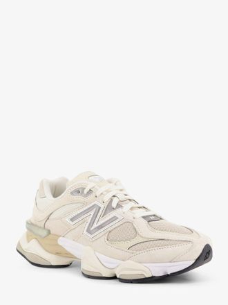 New Balance Unisex Sneakers 9060 Mesh With Suede White Mesh-Suede Trainers Mesh/suede