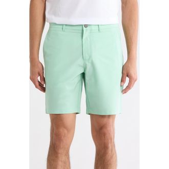Original Penguin Technical Flat Front 7.5-Inch Shorts in Lichen at Nordstrom Rack, Size 34
