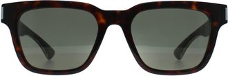 Saint Laurent Rectangle Womens Havana Grey SL 790 - Brown - One Size