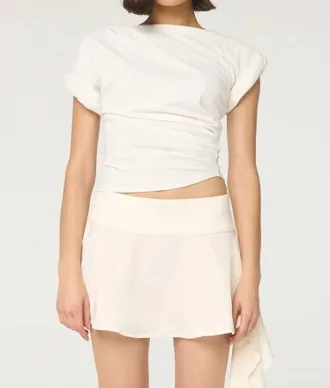 Line Francine Short Sleeve T-Shirt In Vanila