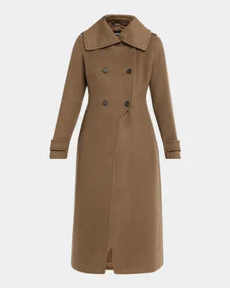 Mackage Elodie-R Double-Face Wool Tailored Coat
