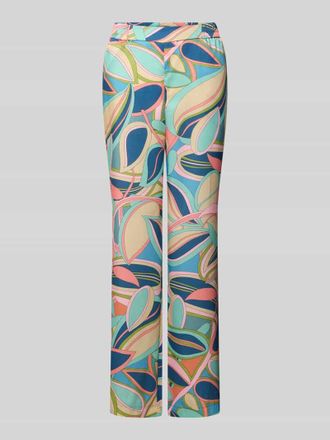 Seductive Straight Leg Stoffhose mit elastischem Bund Modell ROSANNE in Dunkelblau, Gr&ouml;&szlig;e 38