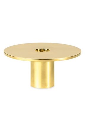 Aaron Probyn Eclipse Brass Candle Holder in Gold at Nordstrom