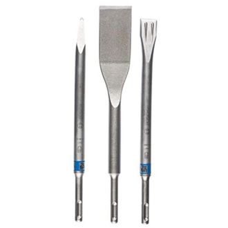Bosch Professional Set da 3 Pezzi di Scalpelli Long Life sds plus, per Calcestruzzo, Mattone, Mattone Pieno, 0/20/40mm, Accessorio per Martelli Perforatori