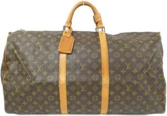 Louis Vuitton Pre-owned Boston Bag - Dames - Vintage Weekendtas - Bruin - ONE Size - Vintage