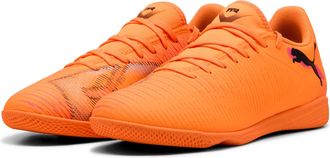 Puma Fussballschuh PUMA FUTURE 8 PLAY IT, Gr. 46,5, heat fire, puma schwarz, ravish, Synthetik, Schuhe Fussballschuh