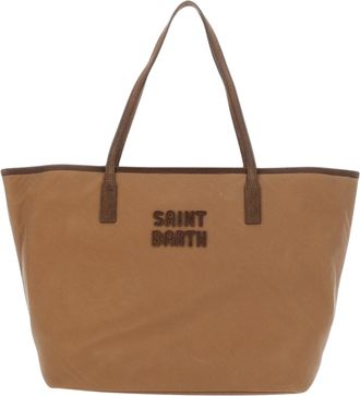 MC2 Saint Barth Spacious Tote Bag with Textured Logo Patch