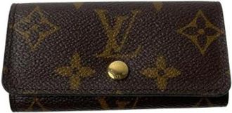Louis Vuitton Pre-owned Accessories, female, Brown, Size: ONE SIZE Pre-owned Vintage Keycase