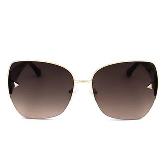 Guess Brown Gradient Butterfly Ladies Sunglasses GF6136 32F 61