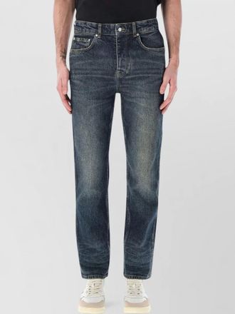Represent r1 slim denim trousers belt loops