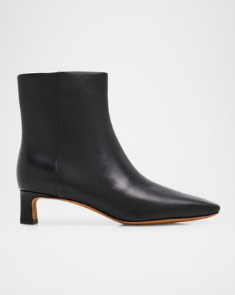 Vince Harlan Leather Ankle Boots