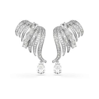 Swarovski Accessoires, Dames, Grijs, ONE Size, Vienna Clip Oorbellen