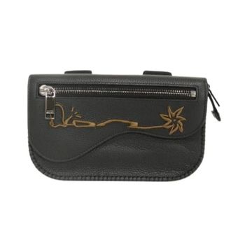 Dior Pre-owned Cactus Jack Saddle Arm Pouch Handbag - Dames - Pre-owned - Zwart - Maat: ONE Size Leer