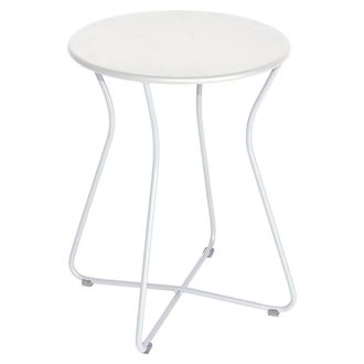 Fermob Cocotte Hocker, H 45,5 cm, baumwollweiss