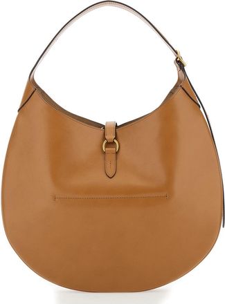 Polo Ralph Lauren Womens Shoulder Bag P Id Shldr Brown Leather Strap Cow Handbags Hand