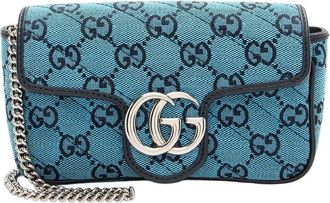 Gucci Matelass&eacute; Gg Marmont Mini Flap Bag (Authentic Pre-Loved)