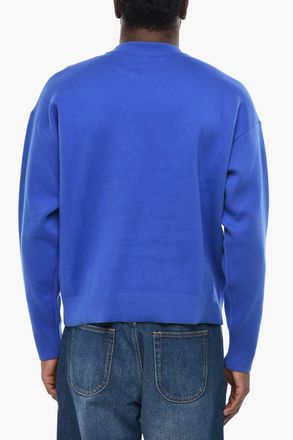 Off-white Maglia Girocollo BODY SCAN con Ricamo Off-White