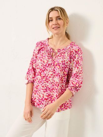 Fat Face FatFace Kira Multi Confetti Floral Regular Blouse