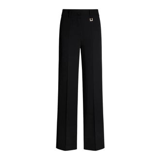 Joop Broeken, Dames, Zwart, S, Elastic Logo-Belt Broeken